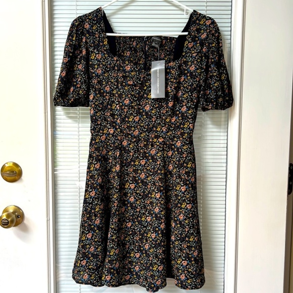 French‎ Connection Floral Skater Dress Sz 2
